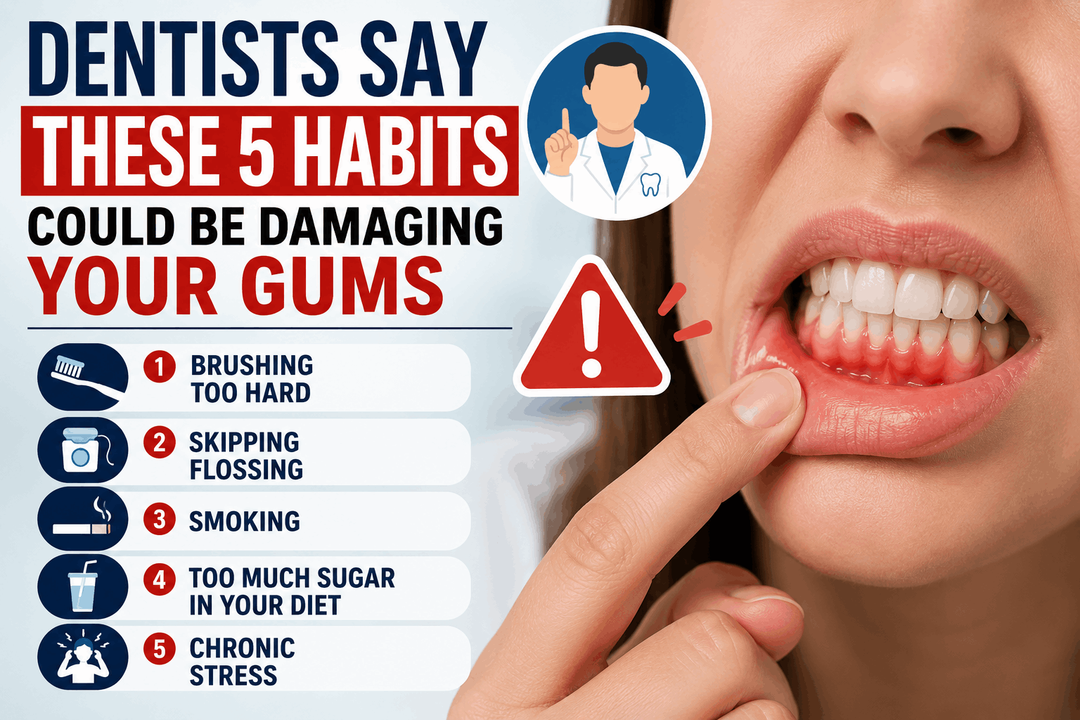Dentists Say These 5 Habits Could Be Damaging Your Gums